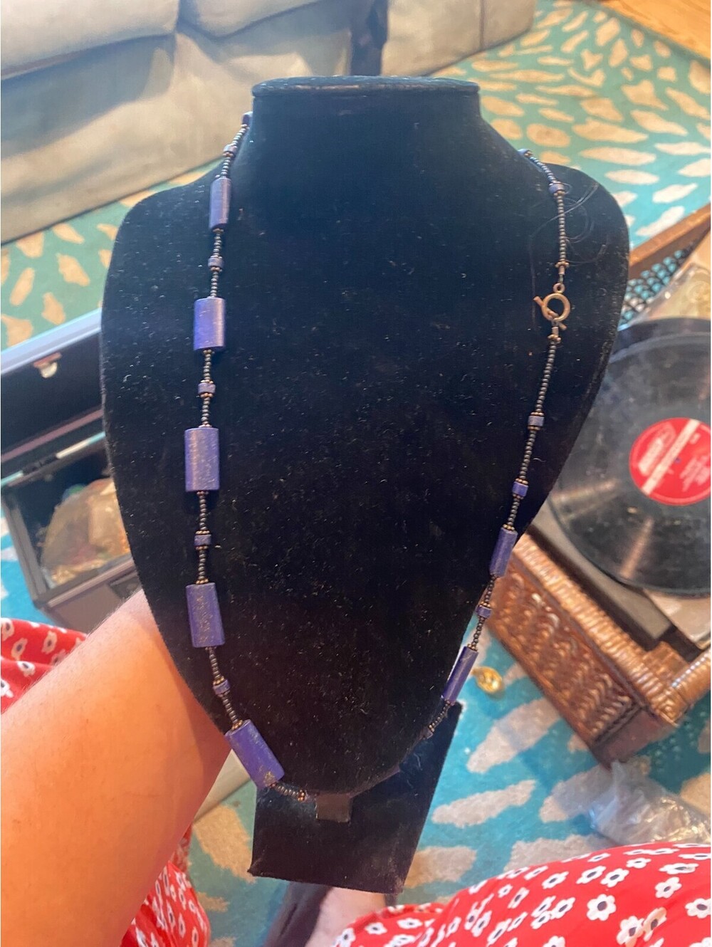 vintage boho statement necklace